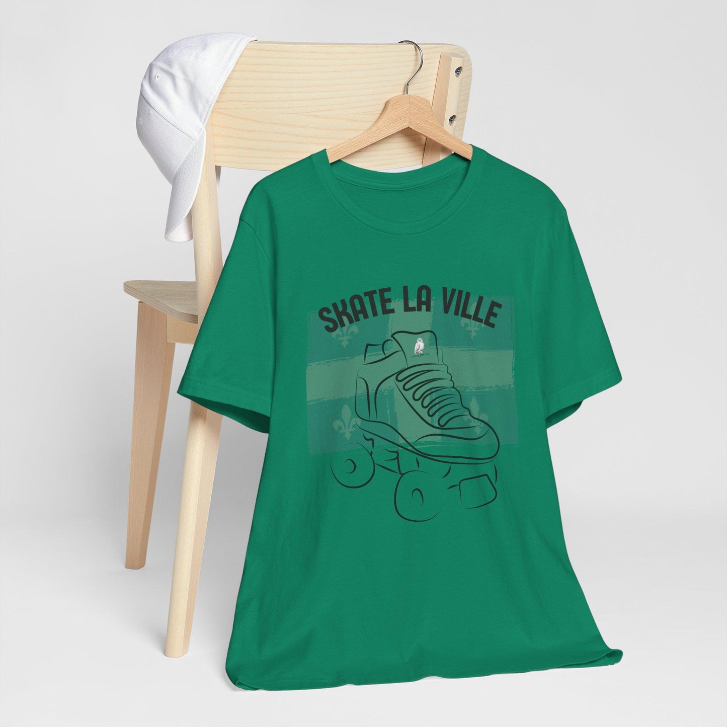 French Skate Cool - T-shirt Skate la Ville Retro (Edition MTL)