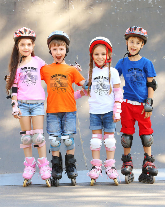 French Skate Cool - T-shirt Skate la Ville Retro (Edition MTL)