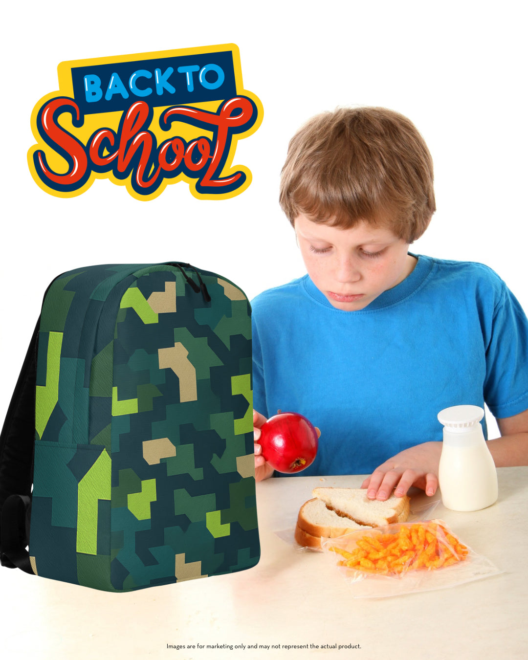 Urban Tactical Camo Backpack – Sac à dos camouflage urbain pour garçons aventuriers