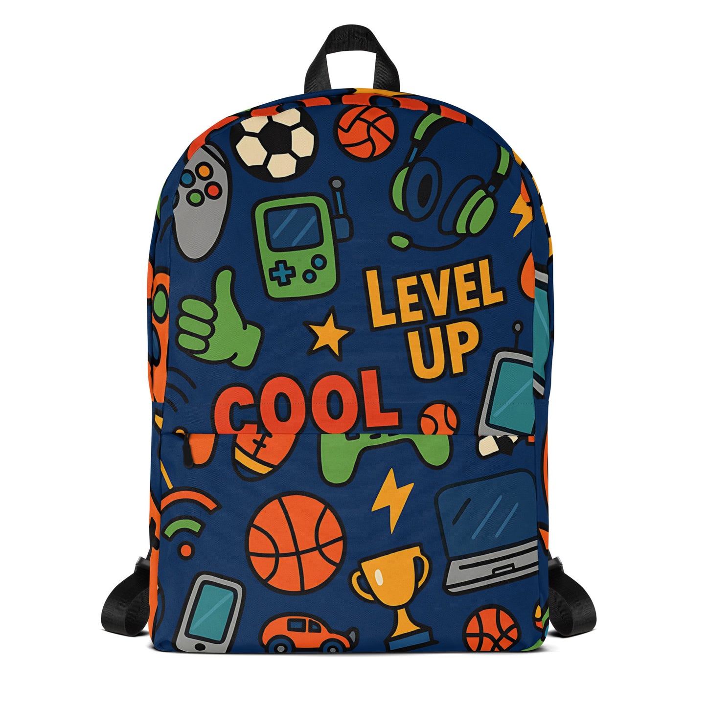 🎮 Cool Level-Up Backpack for Stylish Little Gamers 🎒